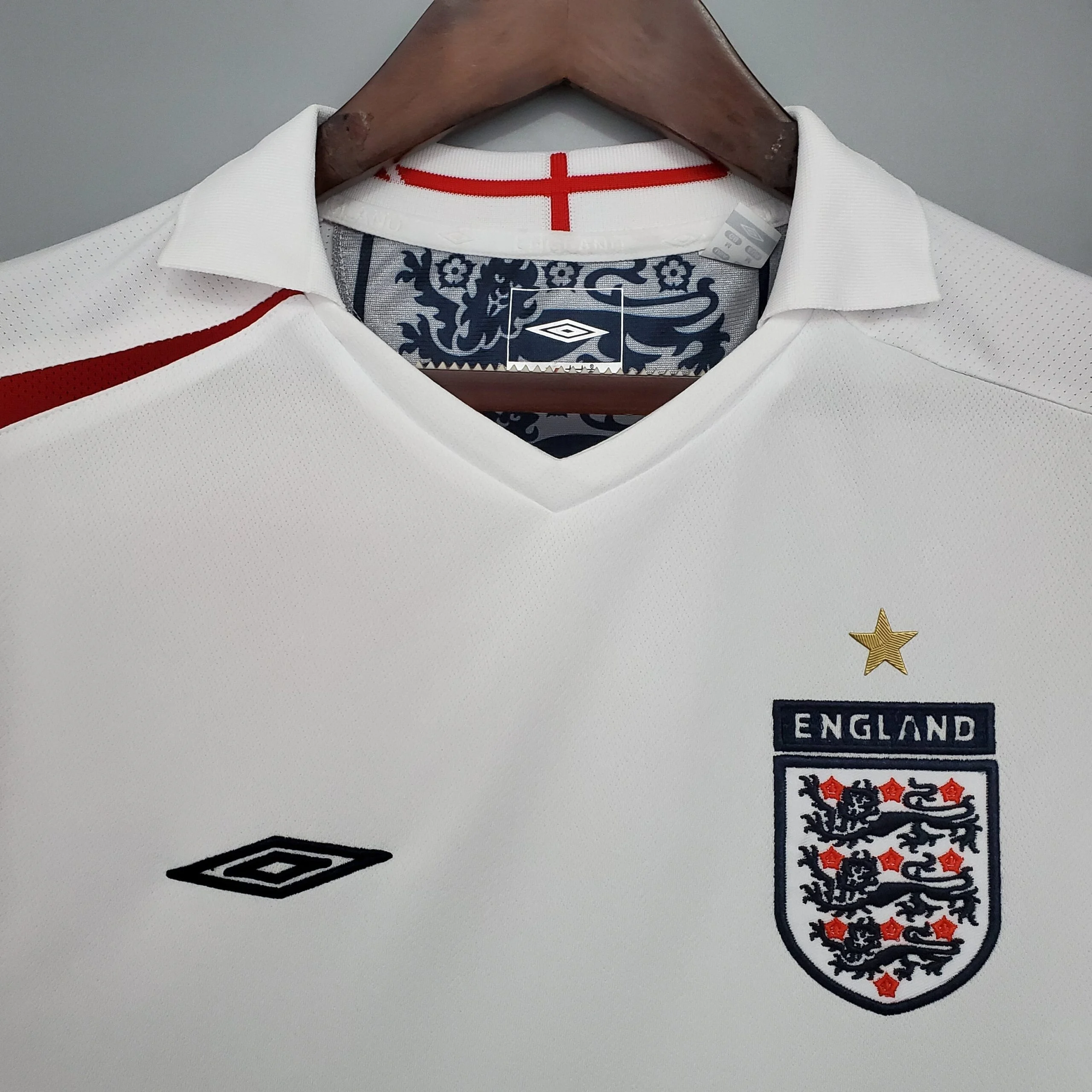 Angleterre Maillot Rétro 2006 - Vue 2